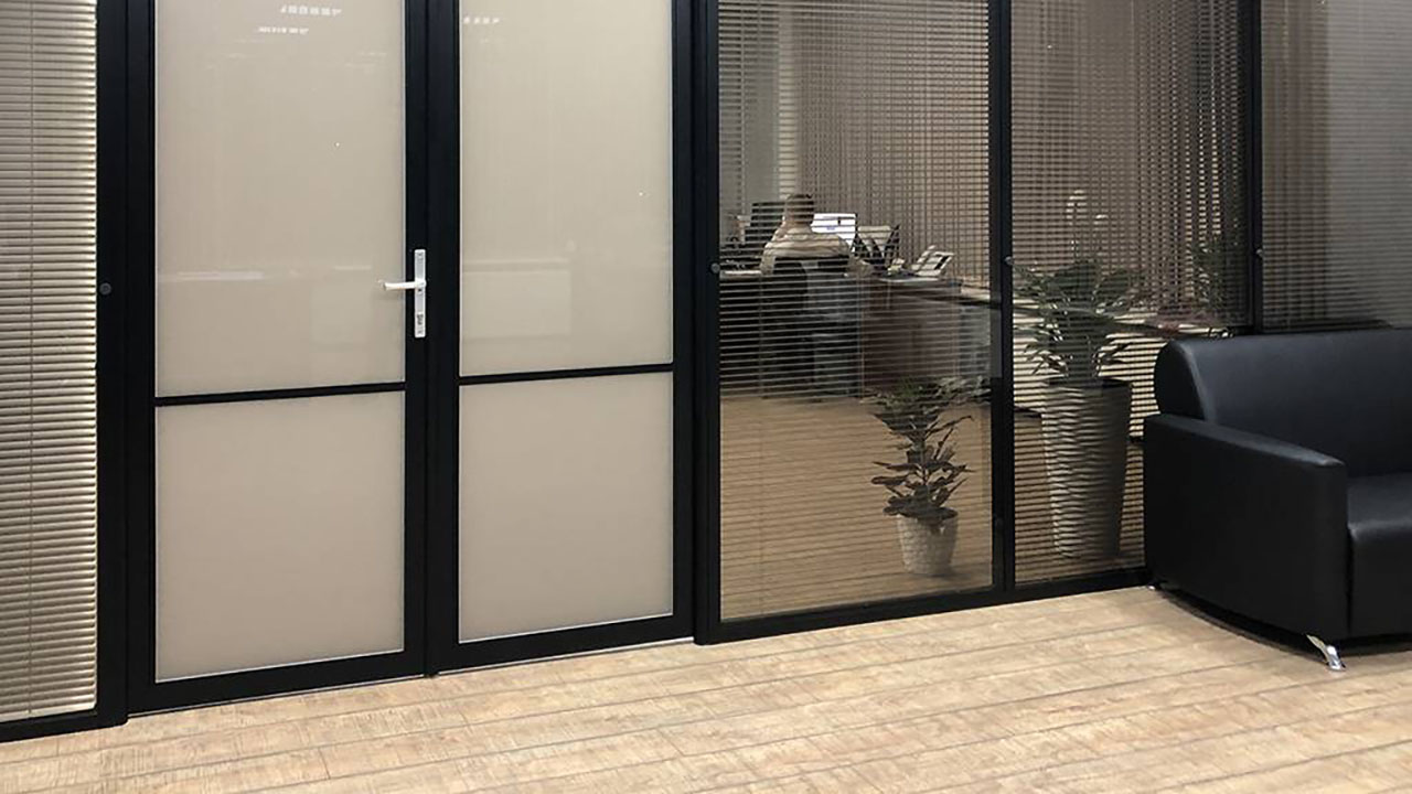 Стеклянные двери - проект 4