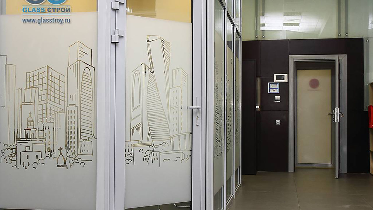 Стеклянные двери - проект 6