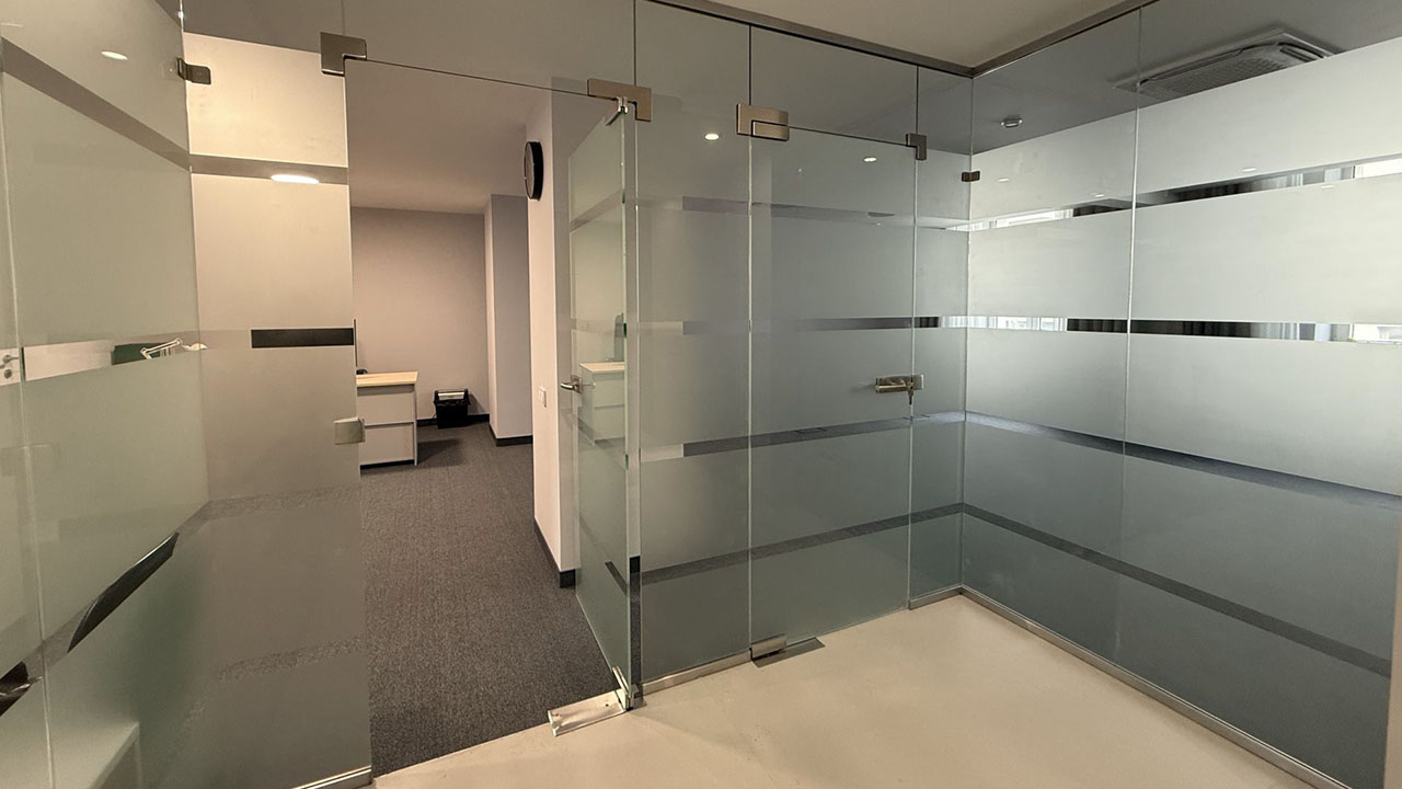 Стеклянные двери - проект 9