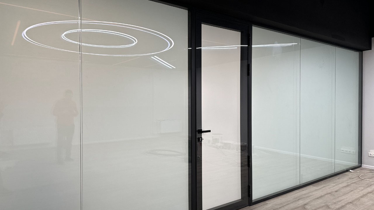 Стеклянные двери - проект 15