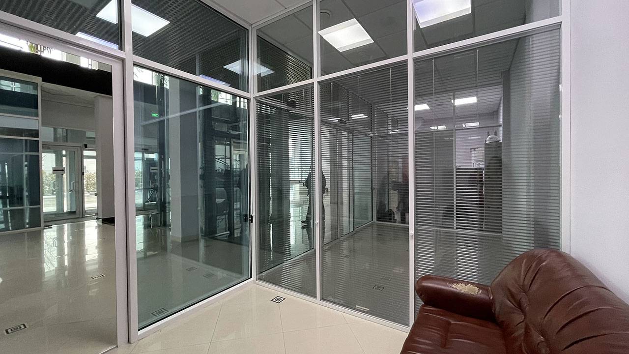 Стеклянные перегородки - проект 1