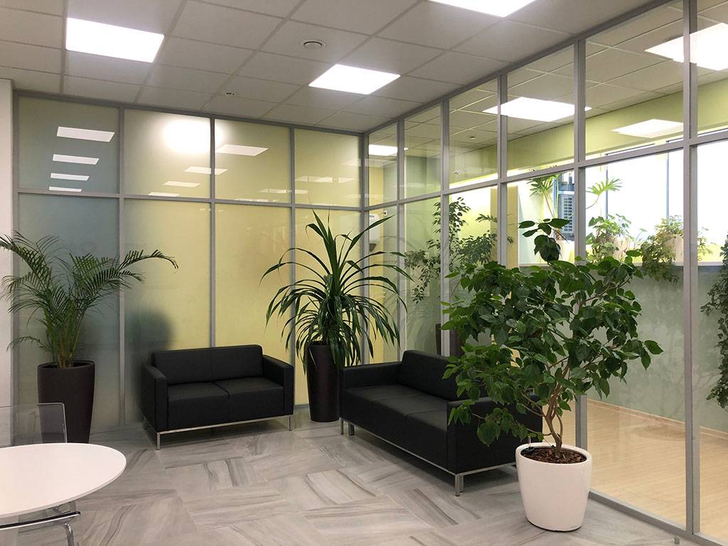 Стеклянные перегородки - проект 4