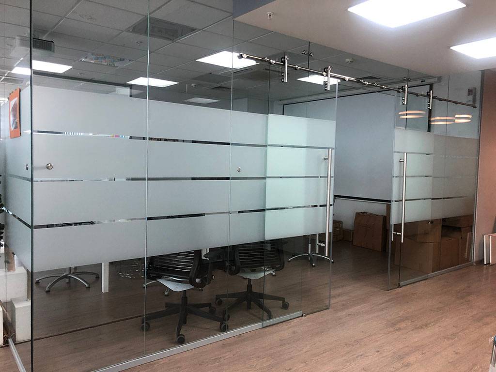 Стеклянные перегородки - проект 5