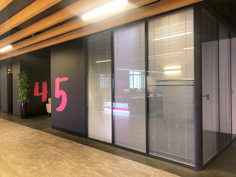 Стеклянные перегородки - проект 10