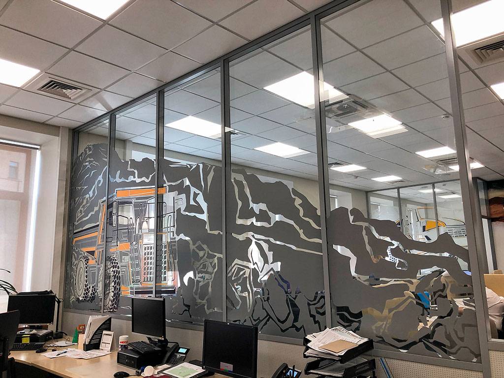 Стеклянные перегородки - проект 11