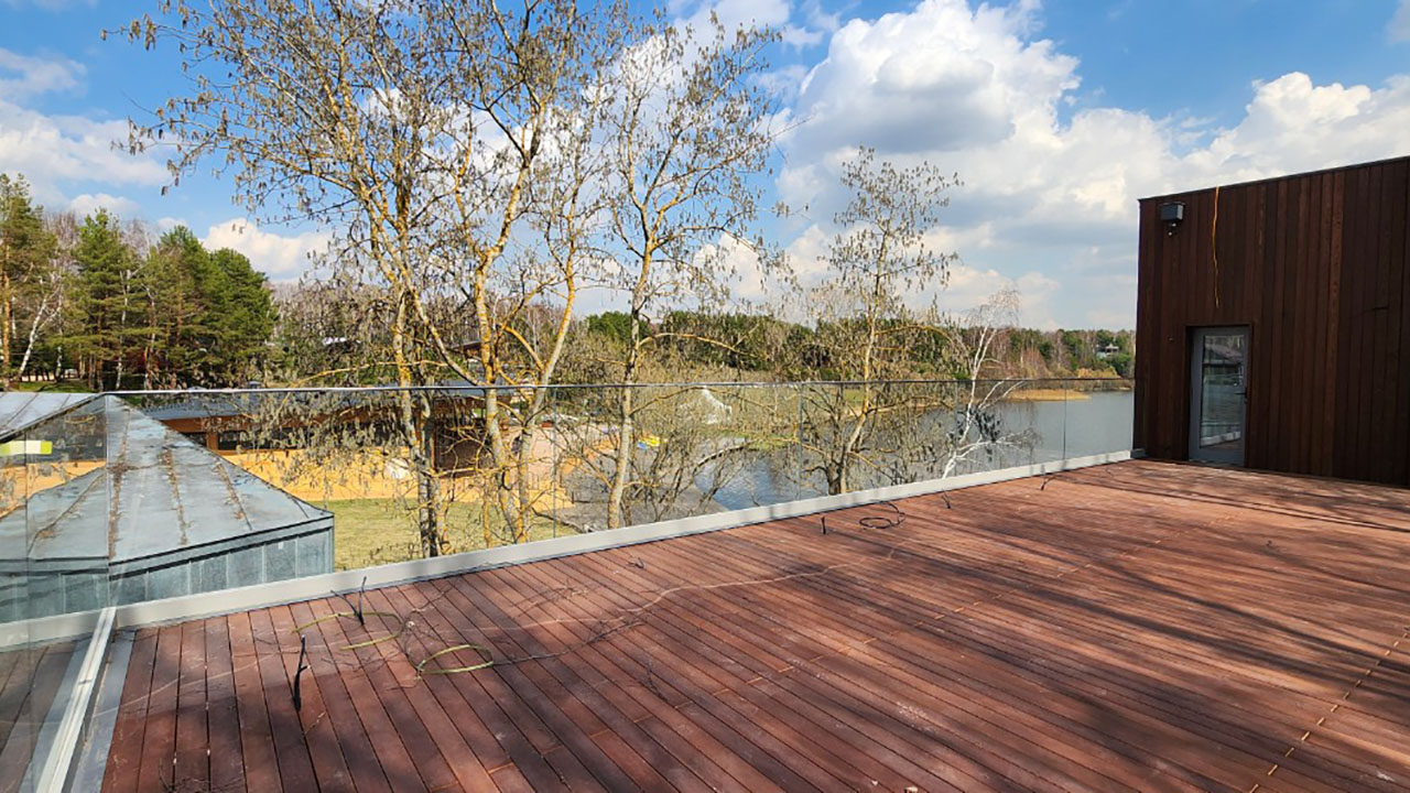 Стеклянные ограждения - проект 2