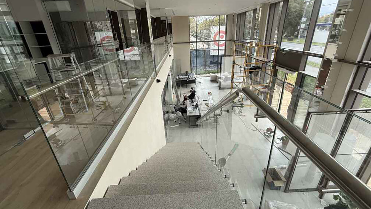 Стеклянные ограждения - проект 14